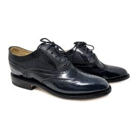 Zapato Oxford Negro Goodyear Welt de Hombre
